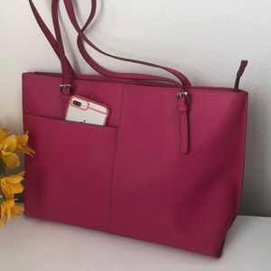 Hobo the Original saffiano leather tote